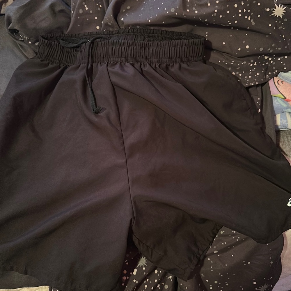 Black Asics Shorts